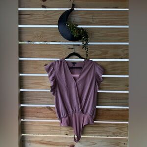 NRW Express Dusty Pink Ruffle Sleeve Blouse